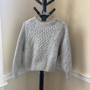 Target Crop Grey Knit